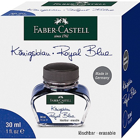 LEC CALIMARA CERNEALA FABER-CASTELL 30ML ALBASTRU FC149839 [1]