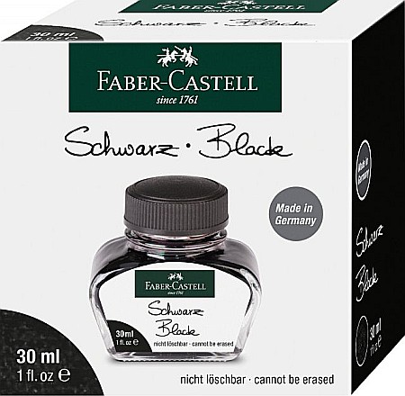 LEC CALIMARA CERNEALA FABER-CASTELL 30ML NEGRU FC149854 [1]