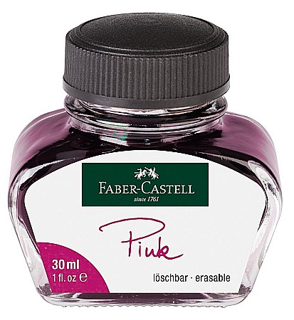 Cerneala/ Cartuse cerneala - LEC CALIMARA CERNEALA FABER-CASTELL 30ML ROZ FC149856