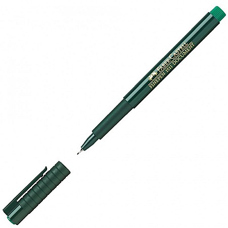INSTRUMENTE DE SCRIS - LEC FINELINER FABER-CASTELL FC151163 VERDE 0.4MM