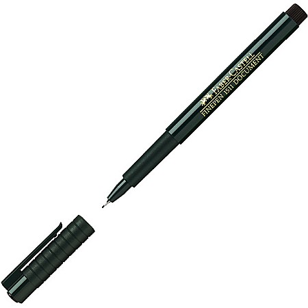INSTRUMENTE DE SCRIS - LEC FINELINER FABER-CASTELL FC151199 NEGRU 0.4MM