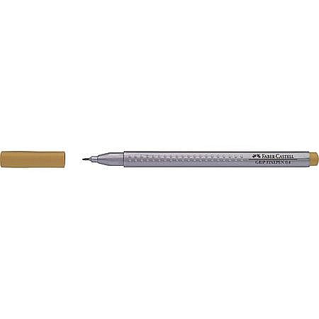 INSTRUMENTE DE SCRIS - LEC FINELINER FABER-CASTELL GRIP 0.4 MM GALBEN CROM FC151606