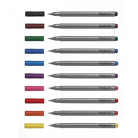 LEC FINELINER FABER-CASTELL GRIP 0.4 MM 10/SET FC151610 [1]