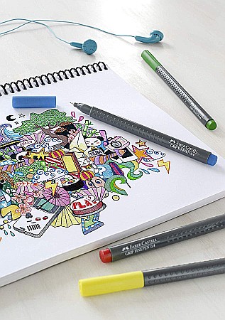 LEC FINELINER FABER-CASTELL GRIP 0.4MM 20/SET FC151620 [6]