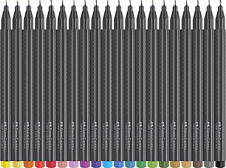 LEC FINELINER FABER-CASTELL GRIP 0.4MM 30/SET FC151630 [1]