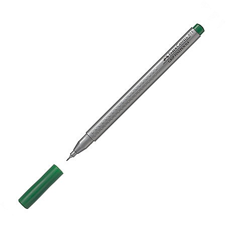 INSTRUMENTE DE SCRIS - LEC FINELINER FABER-CASTELL GRIP OLIVE 0.4MM FC151667