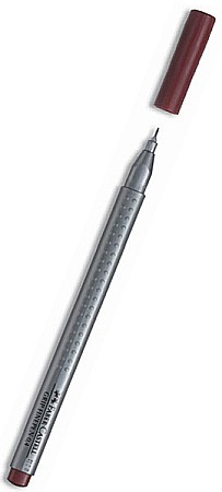 Linere - LEC FINELINER FABER-CASTELL GRIP MARO 0.4MM FC151687