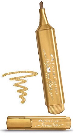 Textlinere - LEC TEXTMARKER FABER FC154650 GLAMOROUS GOLD METALIC