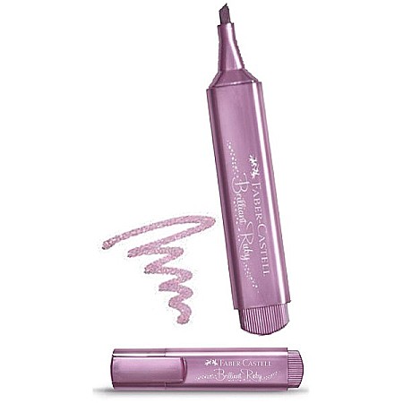 LEC TEXTMARKER FABER-CASTELL BRILLIANT RUBY METALIC FC154691 [1]