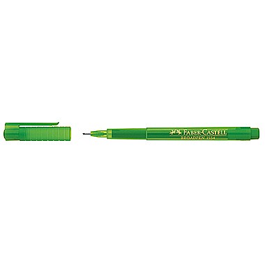 INSTRUMENTE DE SCRIS - LEC FINELINER BROADPEN 0.8 MM VERDE FABER-CASTELL FC155466