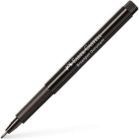 INSTRUMENTE DE SCRIS - LEC FINELINER BROADPEN NEGRU 0.8MM FABER-CASTEL FC155499