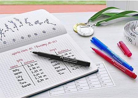 LEC FINELINER BROADPEN NEGRU 0.8MM FABER-CASTEL FC155499 [6]