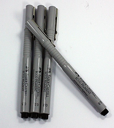 INSTRUMENTE DE SCRIS - LEC ECCO PIGMENT FABER FC166299 0.2MM NEGRU