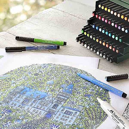 LEC PITT ARTIST PEN BIG BRUSH NEGRU FABER CASTELL FC167699 [1]