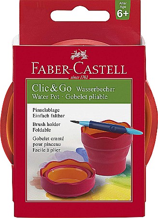 RECHIZITE SCOLARE - LEC PAHAR PICTURA FABER-CASTELL CLICK&GO ROSU FC181517