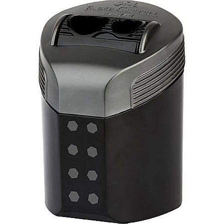 RECHIZITE SCOLARE - LEC ASCUTITOARE DUBLA ROLL ON FABER-CASTELL ALBASTRU-NEGRU FC183910