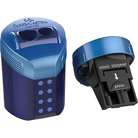 LEC ASCUTITOARE DUBLA ROLL ON FABER-CASTELL ALBASTRU-NEGRU FC183910 [3]