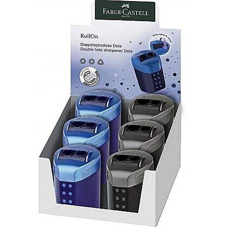 LEC ASCUTITOARE DUBLA ROLL ON FABER-CASTELL ALBASTRU-NEGRU FC183910 [4]