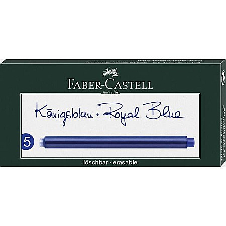 Cerneala/ Cartuse cerneala - LEC PATROANE CERNEALA FABER-CASTELL MARI 5/SET ROYAL BLUE FC185524
