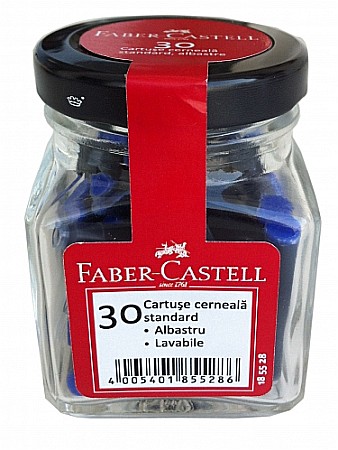 RECHIZITE SCOLARE - LEC PATROANE CERNEALA FABER-CASTELL 30/SET ALBASTRU FC185528
