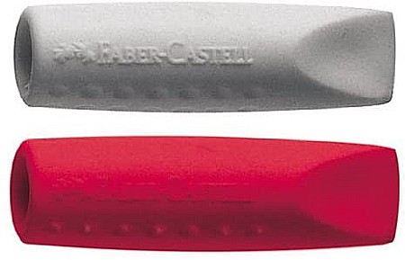 LEC RADIERA FABER-CASTELL GRIP 2001 2/SET FC187001 ROSIE/ALBASTRA [1]