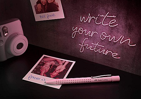 LEC SET FABER-CASTELL STILOU  M + PIX GRIP 2010 FC201528 ROSE [6]