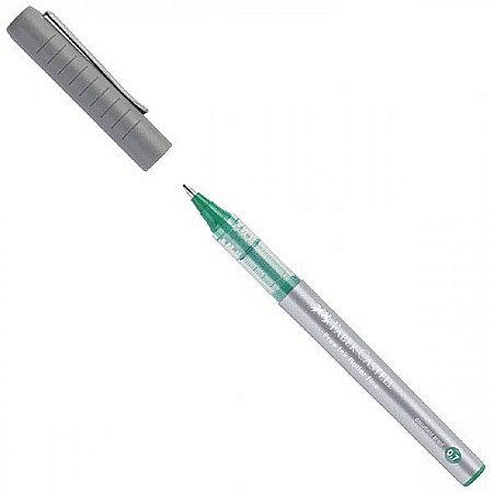 LEC ROLLER DOCUMENTE FABER-CASTELL FREE INK 0.7MM VERDE FC348163 [1]