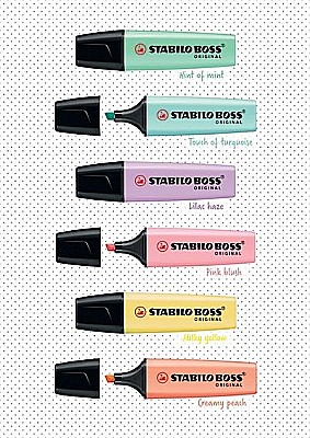 TEXTMARKER STABILO BOSS 8 CULORI/SET 035708 [5]
