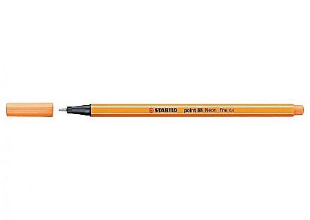 STABILO LINER POINT 88 0.4MM PORTOCALIU NEON 88/054 03588054 [1]