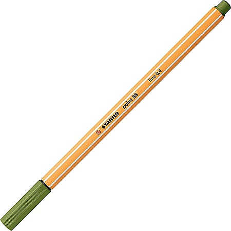 INSTRUMENTE DE SCRIS - STABILO LINER POINT 88 0.4MM VERDE FISTIC INCHIS 88/35A 0358835A