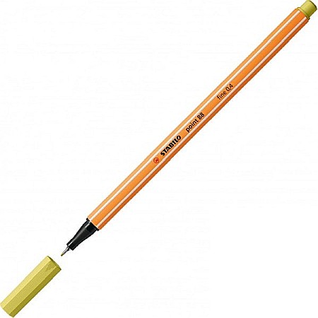 Linere - STABILO LINER POINT 88 0.4MM GALBEN MUSTAR 0358867A