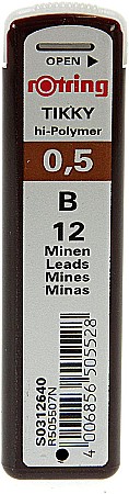 Mine creion mecanic - MINA CREION ROTRING TIKKY 0.5MM B 12/SET RO312640
