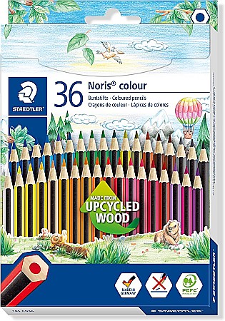 RECHIZITE SCOLARE - GRI CREIOANE COLORATE HEXAGONALE 36/SET STAEDTLER WOPEX  ST-185-CD36