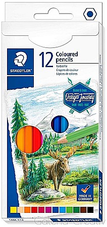 RECHIZITE SCOLARE - GRI CREIOANE COLORATE 12/SET STAEDTLER DESIGN JOURNEY 146CC12