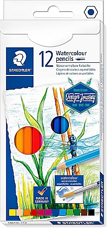 Creioane Colorate Acuarelabile la Set - GRI CREIOANE COLORATE AQUARELL STAEDTLER 12/SET  ST-14610C-C12