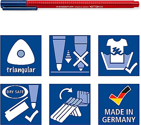 GRI CARIOCI STAEDTLER TRIPLUS  6/SET LAMA 1.0mm ST-323-SB6CS9 [4]