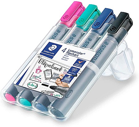 GRI MARKER STAEDTLER FLIPCHART 356WP4-1 4/SET [1]