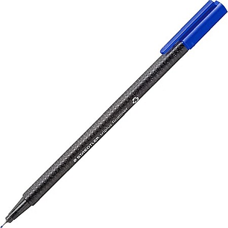 Linere - GRI FINELINER STAEDTLER 334-R-3 INDIGO 0.3 MM