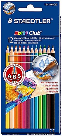 RECHIZITE SCOLARE - GRI CREIOANE COLORATE ACUARELA 12/SET STAEDTLER 14410NC12