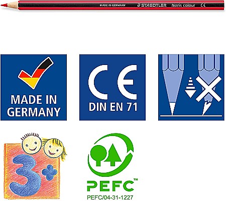 GRI CREIOANE COLORATE 12/SET STAEDTLER NORIS WOPEX 185C12 [4]