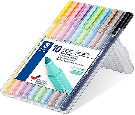 GRI TEXTLINER STAEDTLER TRIPLUS 10/SET PASTEL 362-CSB10 [1]