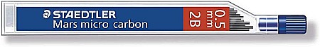 Mine creion mecanic - GRI MINA CREION STAEDTLER 0.5MM 2B MARS MICRO CARBON 12/SET