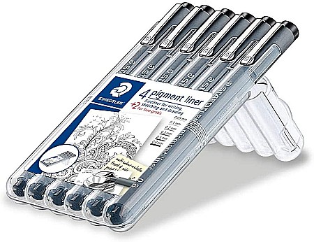 GRI FINELINER STAEDTLER PIGMENT 4+2 308SB6P [1]