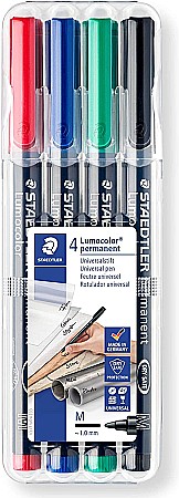 Staedtler - GRI MARKER STAEDTLER 317WP4 4/SET M
