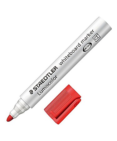 Marker whiteboard - GRI MARKER STAEDTLER WHITEBOARD 351-2 ROSU