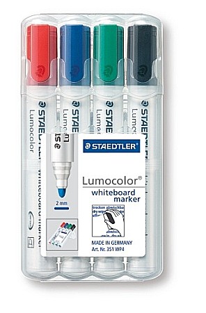 INSTRUMENTE DE SCRIS - GRI MARKER STAEDTLER WHITEBOARD 351WP4 4/SET