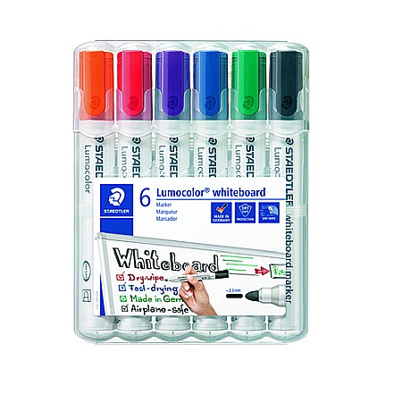 INSTRUMENTE DE SCRIS - GRI MARKER STAEDTLER WHITEBOARD 351WP6 6/SET
