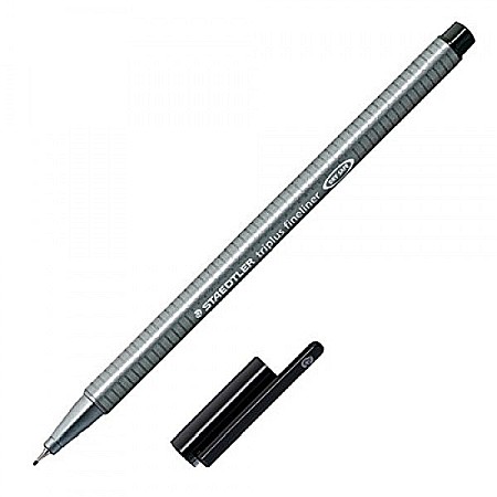 GRI FINELINER STAEDTLER 334-9 NEGRU 0.3 MM [3]