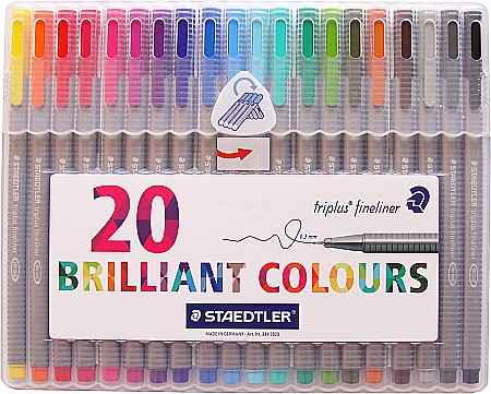 INSTRUMENTE DE SCRIS - GRI SET FINELINERE STAEDTLER TRIPLUS 0.3 MM 20/SET 334SB20