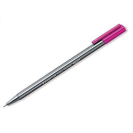 Linere - GRI FINELINER STAEDTLER 334-61 DARK MAUVE PINK 0.3 MM